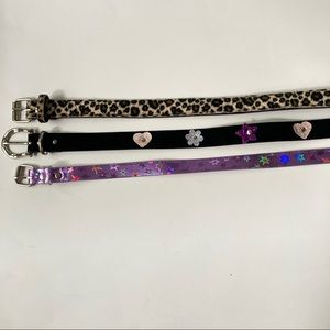 Set of 3 (Girls) Belts